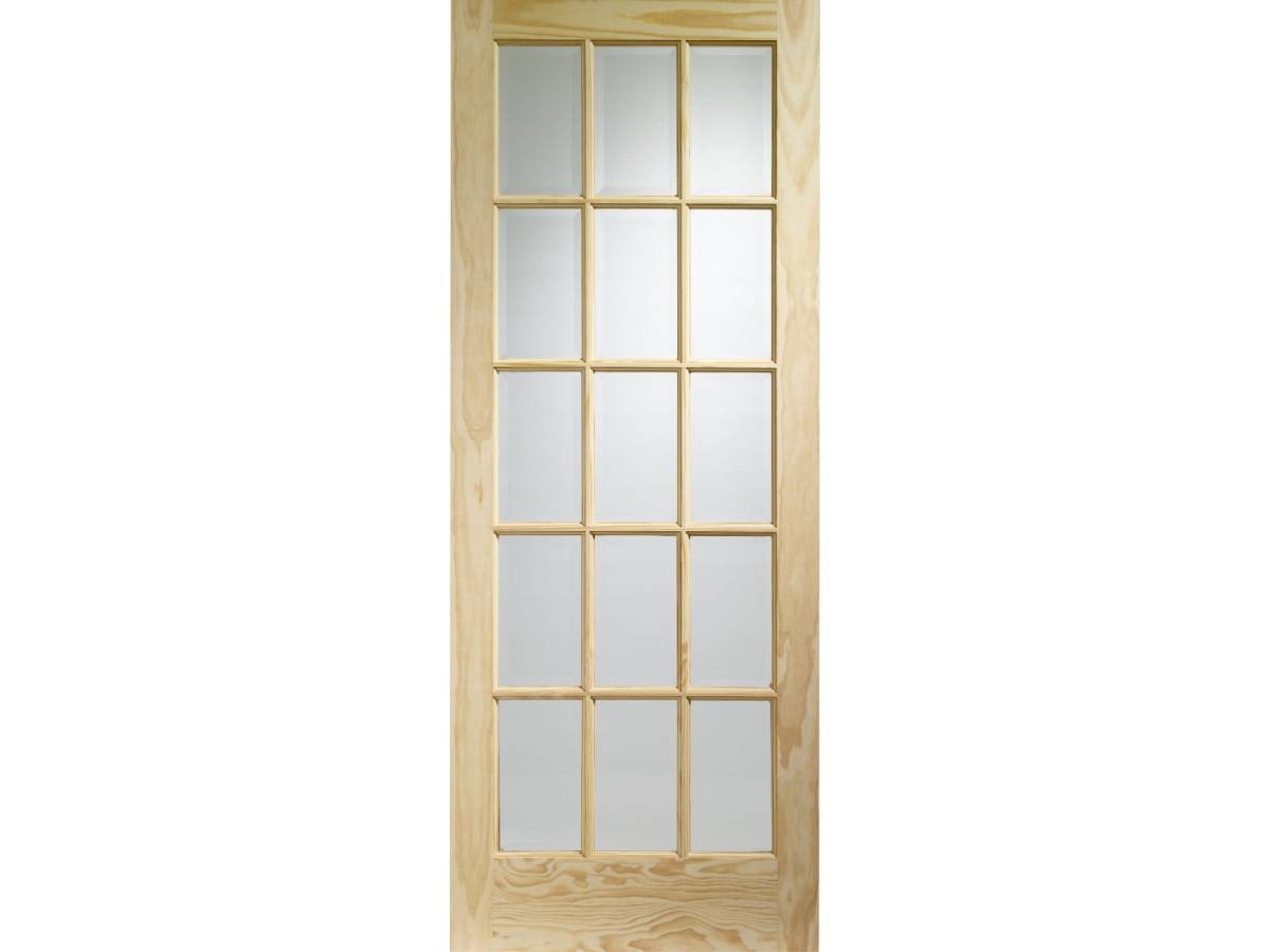 Pine SA77 Glazed Internal Door Wooden Timber Interior